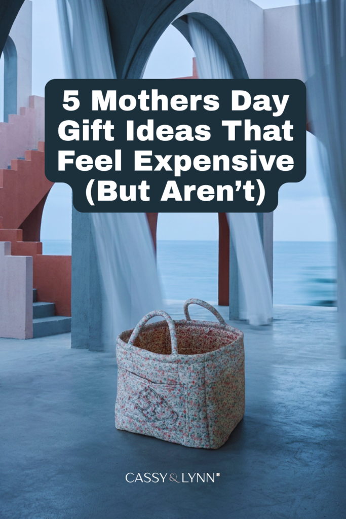 Floral fabric storage baskets bring this balance beautifully. mothers day gift home decor