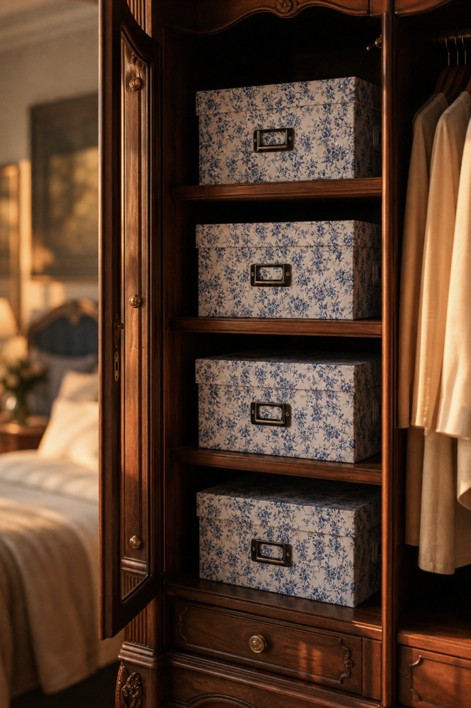 Blue and White Floral Pattern for a British or New England Feel