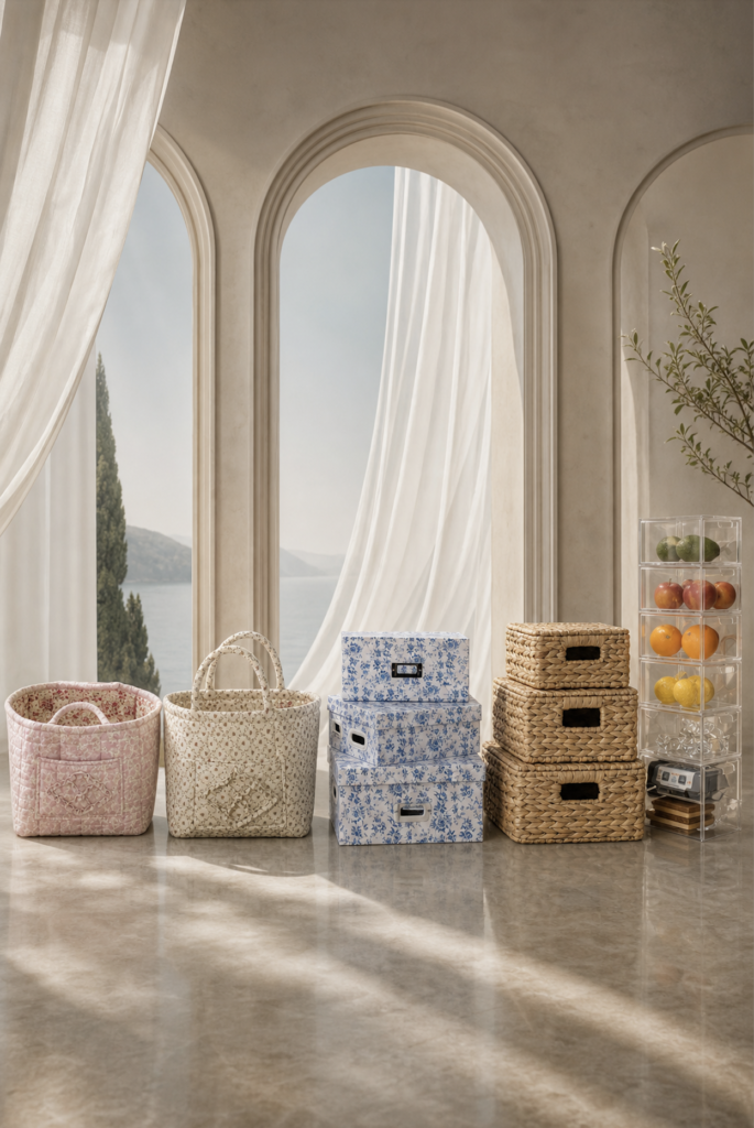 4 Pretty yet Practical Organizing Storages for Timeless Home Décor