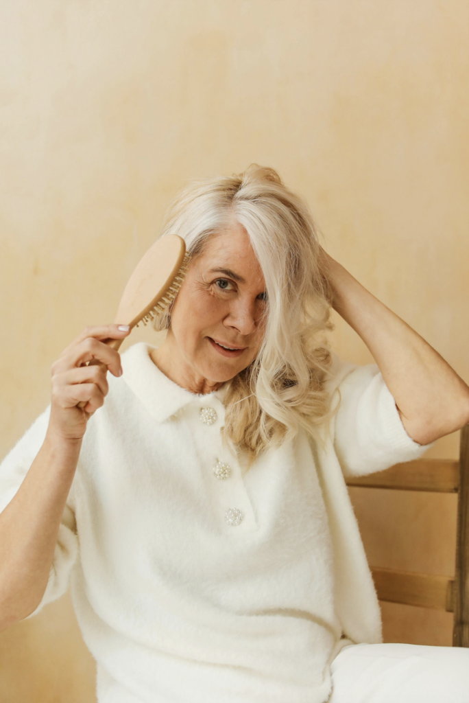 Brush Hair Slowly to Energize the Scalp