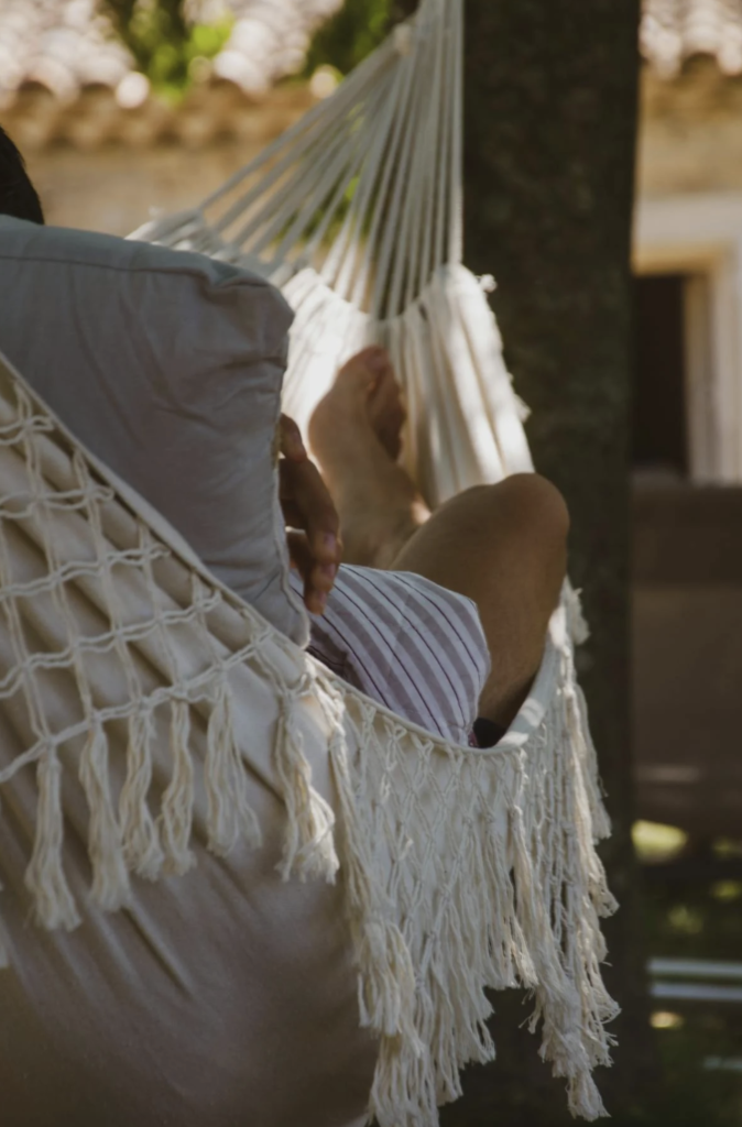 The afternoon rest. Summer at home